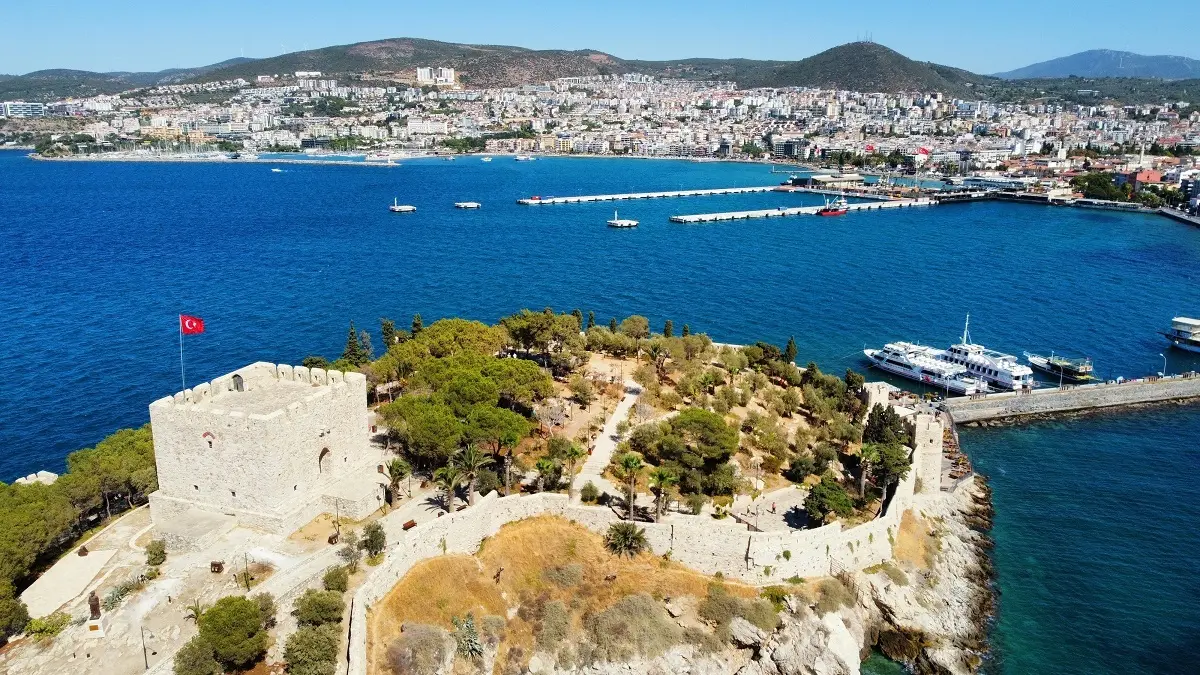 Kuşadası şehir görünümü